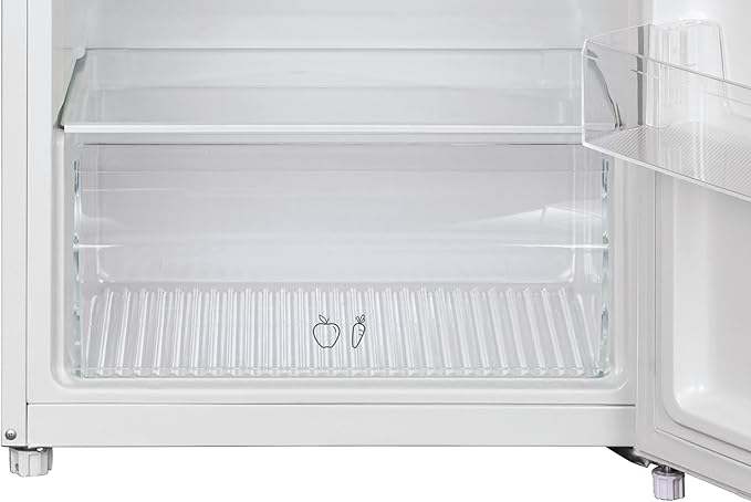 Frigorífico Combi, 211L, Cajón Verdulero, Iluminación LED, Puerta Reversible, 41DB, Alarma de Puerta, Ancho 55cm, Altura 1,45m, Blanco [Clase de eficiencia energética E]